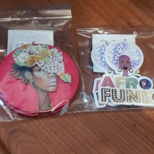NWT bundle of 2 Black Women Earrings